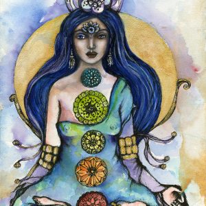 Throat Chakra Healing art, Visuddha art, Blue Chakra