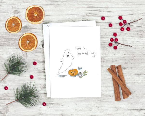 Boo-Tiful Day Halloween Greeting Card