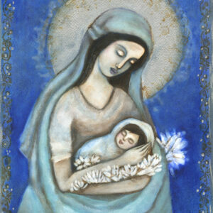 Mother Mary in Blue