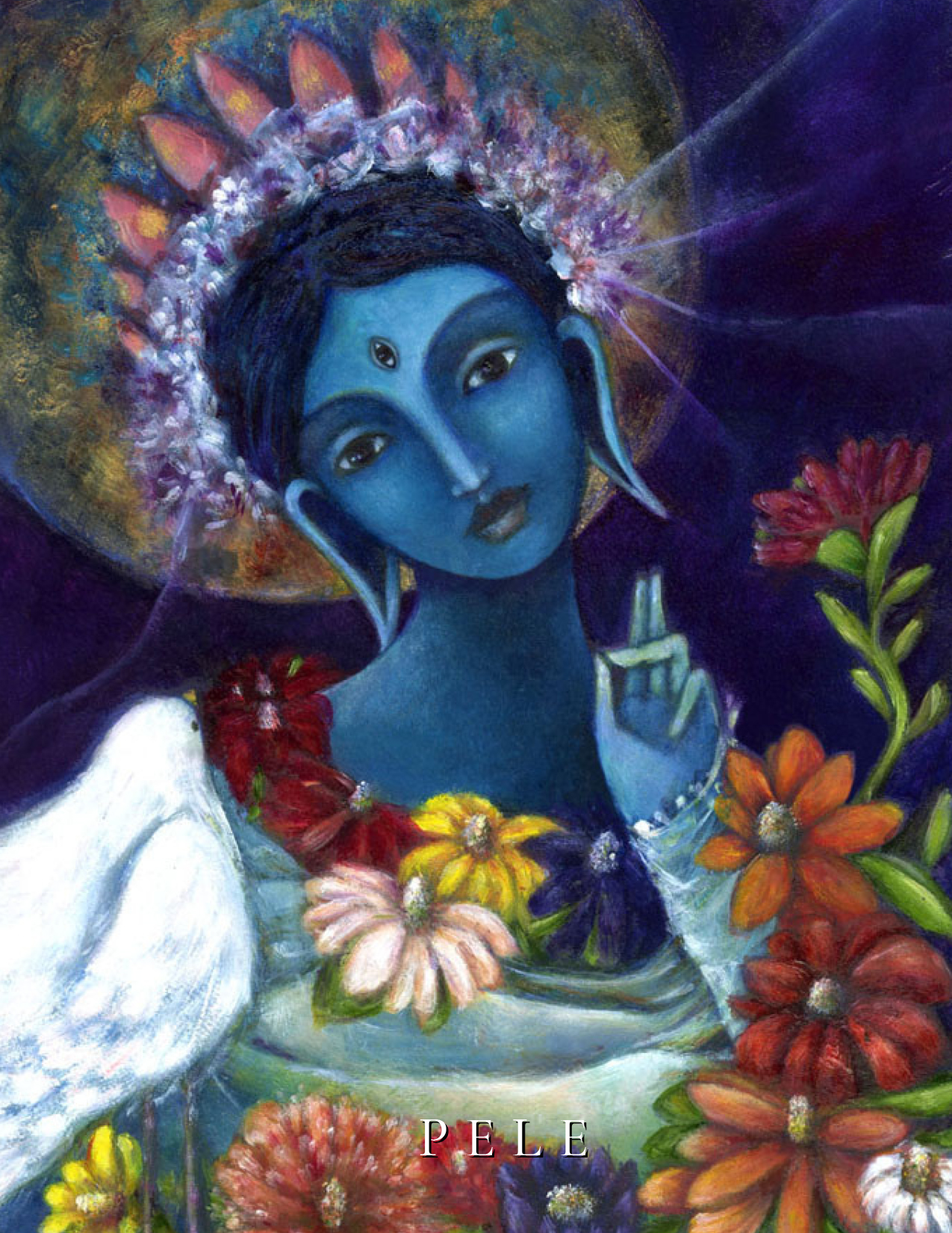 Blue Tara lined Notebook