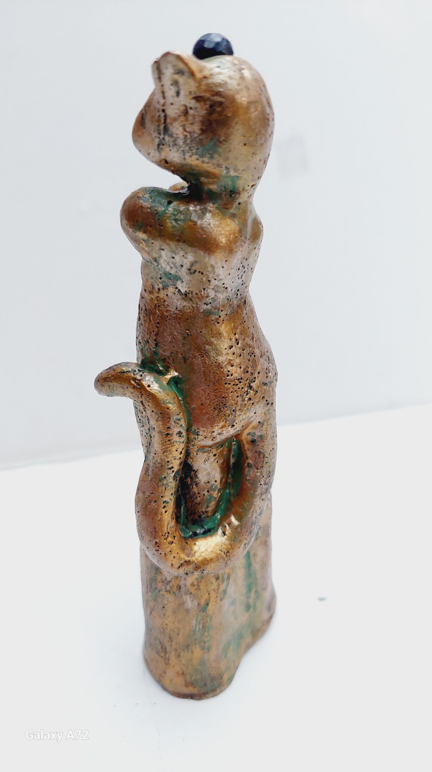 Bastet Golden Sculpture