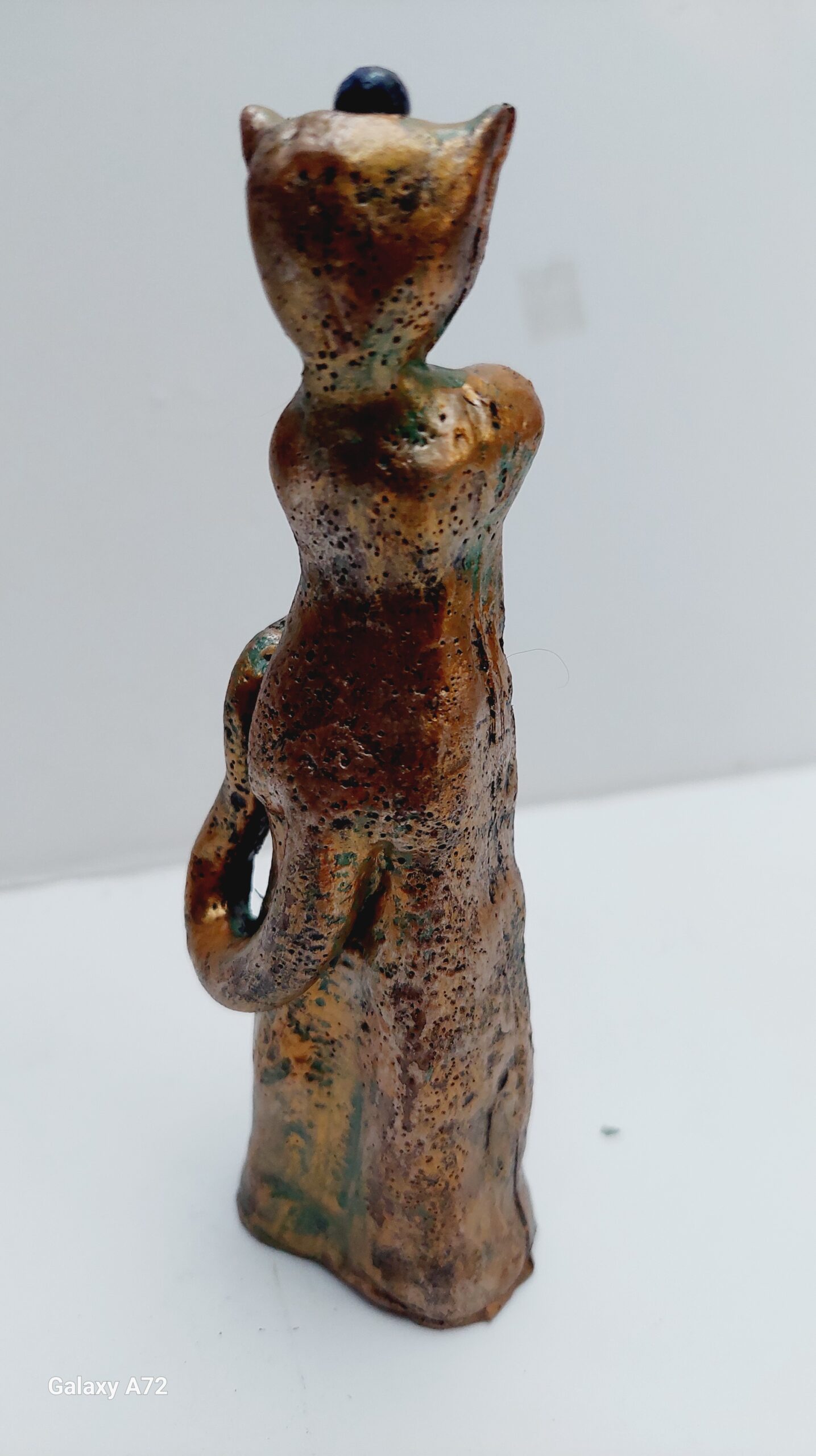 Bastet Golden Sculpture