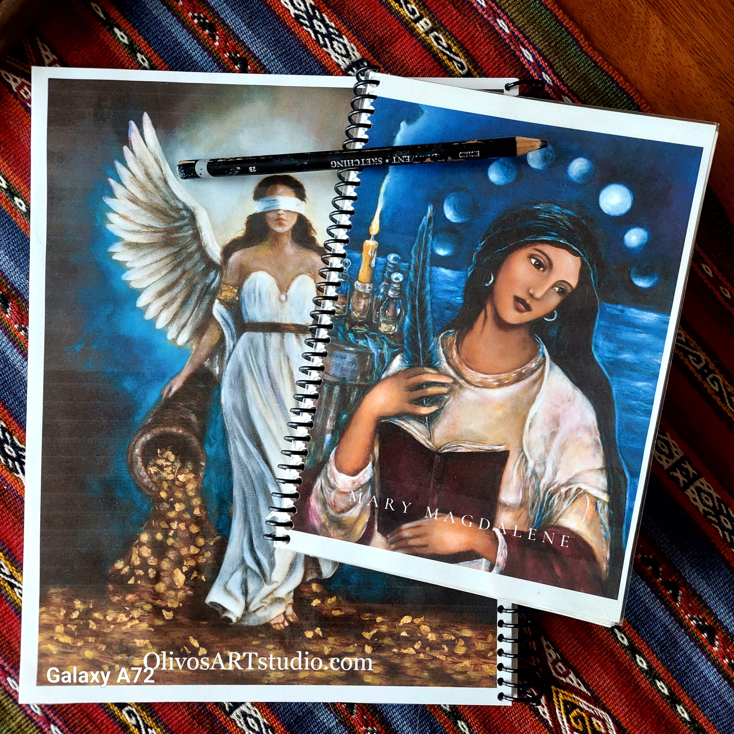 Kickstarter. Sacred Goddess Lined Journal 8.5x11 in.