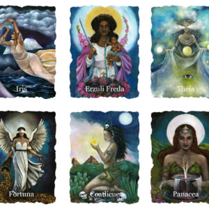 Kickstarter. Sacred Powers Stickers Six Pack 4x3 in.
