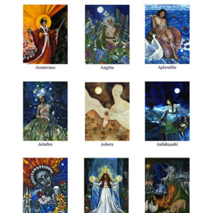 Kickstarter. Sacred Sticker Set 2.5x1.25 in. (Sacred Powers & Goddesses Full Set)
