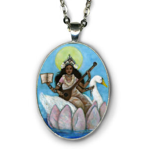 Saraswati. Pendant Necklace