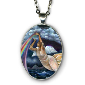 Iris. Classic Elegance Pendant Necklace