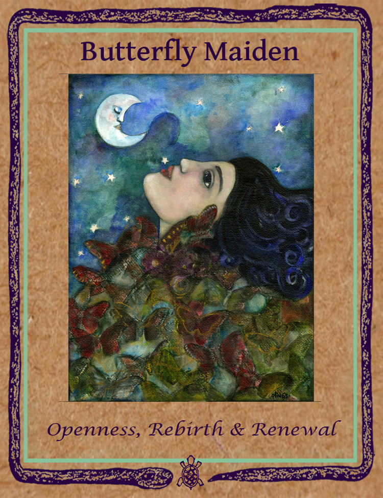 Butterfly Maiden Gift Box Card