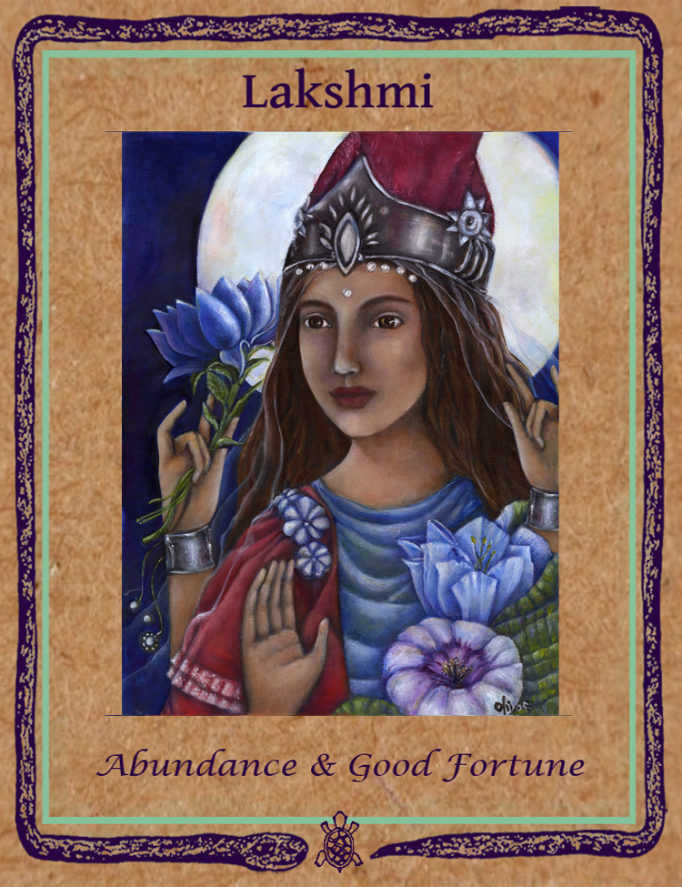 Lakshmi Gift Box Card