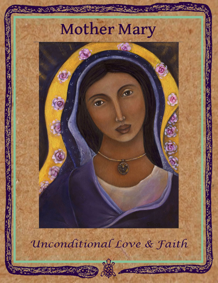 Mother Mary Gift Box Card