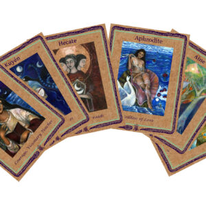 GODDESS MINI TRADING CARDS | Mini Oracle & Blessing Cards | Sacred Mothers & Goddesses + Sacred Powers & Goddesses Collection