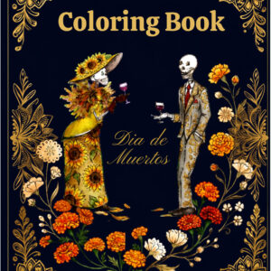 Day of the Dead Coloring Book Printed
